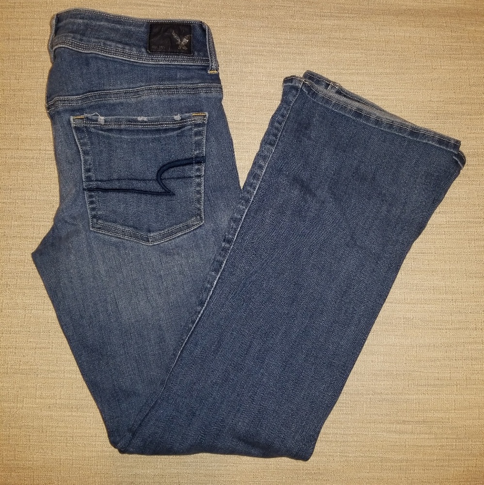 American Eagle super stretch bootcut jeans 6 short